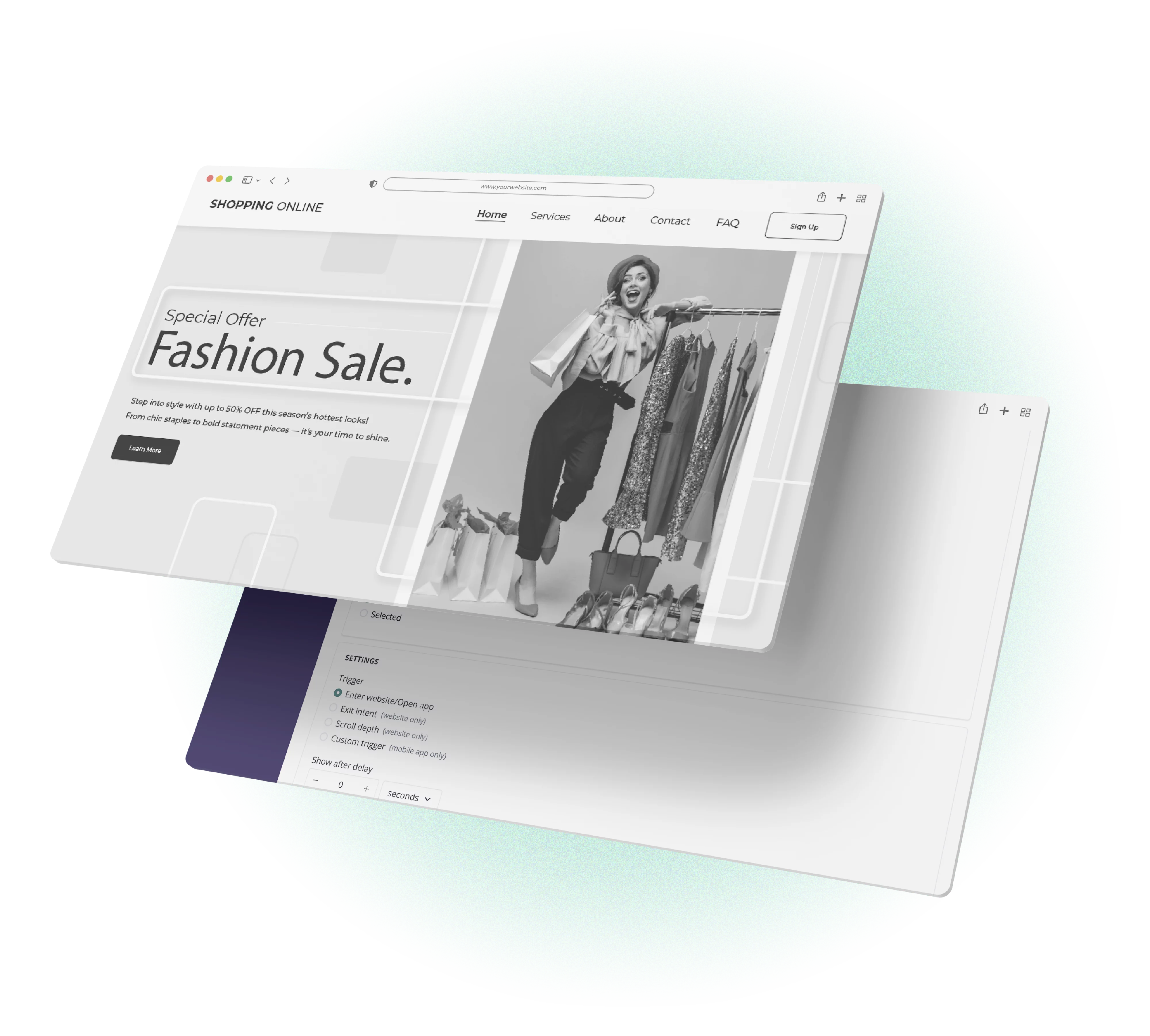 website layout